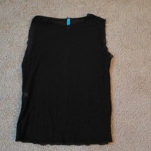 Black Muscle Tee V&G